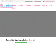 Tablet Screenshot of biotinguzellik.com